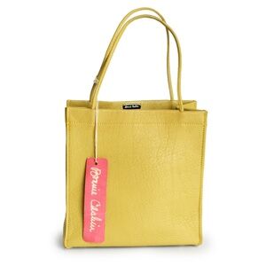 Bonnie Cashin for Coach Tiny Tote Bag Mimosa Leather Rare 1960s NOS NWD with Tag